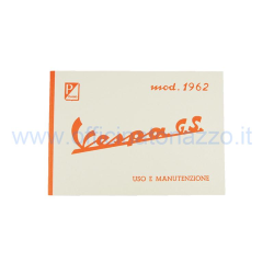 Booklet of use and maintenance for Vespa 160 GS VSB1T 1962-1964