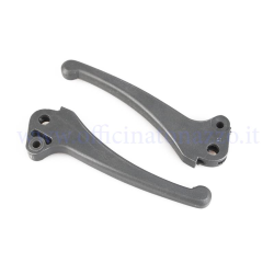 Couple plastic gray levers for Vespa PK 50 S - PK XL - Automatic - ETS