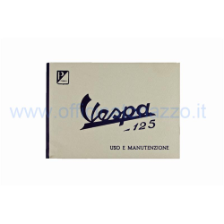 Libretto's manual for Vespa 125VNA1T 1957-1958