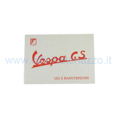 610045M - Libretto di uso e manutenzione Vespa 150GS dal 1958 al 1961