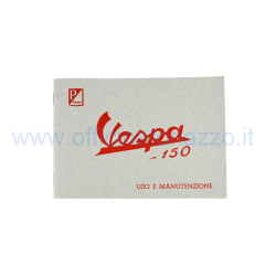 610044M - Libretto di uso e manutenzione per Vespa 150 del 1957