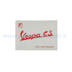 610043M - Libretto di uso e manutenzione per Vespa 150 GS dal 1956 al 1958