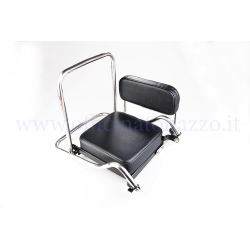 Cojín estilo bastidor del asiento del lado del pasajero trasero de 60 años para Vespa 125 VNB1T / 6T - 150 VBA1T - VBB1T / 2T - GL