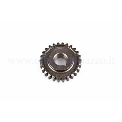 25270909 - Pignone Pinasco Z 26 ingrana su primaria Z 69 (Ratio 2,65)denti dritti per Vespa 50 - Primavera - ET3