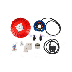 Volviendo PARMAKIT cono avance variable 20 - 1,5 kg con tocho volante para Vespa PX 125/150/200 - PE200 - Rally 200 con encendido Ducati (ventilador rojo)