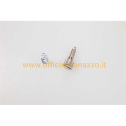 Screw and long spring of minimum adjustment for carburetor Polini Ø21 - Ø23 - Ø24