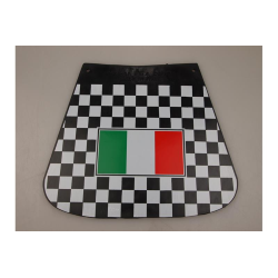 Splash guard with checkered flag for Italian Vespa