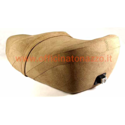 Dual seat foam lockable type for King & Queen beige Vespa 125/150/200 - GT - GTR - Sprint Veloce - TS - PX