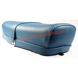 Dual seat in soft color "blue jeans" for Vespa 50 - Primavera - ET3 (without lock)