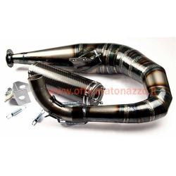 22110CA - Marmitta ad espansione Performance Rancing con silenziatore carbonio per Vespa 125-150