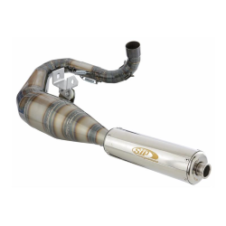 22060SS - Marmitta ad espansione SIP Performance 2.0 in acciaio con silenziatore inox lucidato per Vespa 200