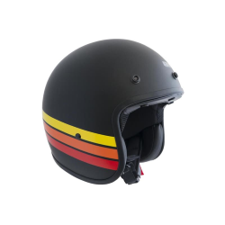 mod casco. FLORIDA BASIC, negro brillante, tamaño L (58 cm)