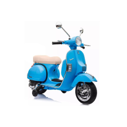 Vespa PX elettrica per bambini sopra i 36 mesi colore blu