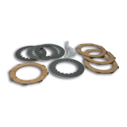 Clutch 4 discs of cork Malossi with intermediate discs and spring for Vespa 50 - Primavera - ET3