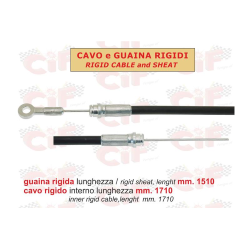 Trasmissione cambio completa di guaina cavo rigido  per Vespa PK HP, FL, V