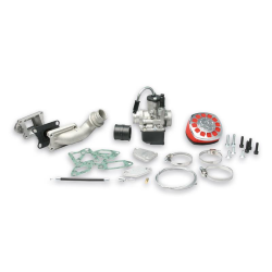 Kit alimentazione lamellare al cilindro Malossi completo di carburatore Ø25 2A SERIE PER VESPA ET3 PRIMAVERA 2T 125 CC