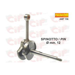 Albero motore Mazzuchelli Anticipato con spinotto Ø12mm per Ciao - Bravo - SI