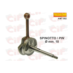 Albero motore Mazzuchelli tipo originale con spinotto Ø10mm per Ciao - Bravo - SI