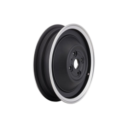 Cerchio tubeless SIP 2.15x10", colore nero con bordo lucidato per Vespa 50 N- R- L 