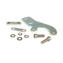 Front muffler bracket -BGM PRO Clubman V3.0- Lambretta 1st series, 2nd series, 3rd series - silver