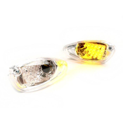 Coppia frecce -BGM ORIGINAL LED- Gilera Runner (-2005) - arancione