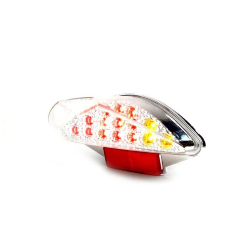 Tail light -BGM ORIGINAL smooth gem 15 LEDs with incorporated indicators- MBK Nitro (YQ50/L, 2 strokes), Yamaha Aerox (YQ50/L, 2 strokes)