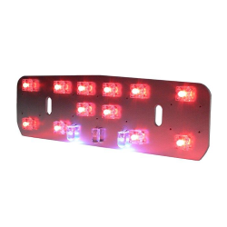 LED tail light- LAMBRETTA only parabola- LI (1st series, 2nd series, -1960-), TV (1st series, 2nd series, -1960-) - 12V