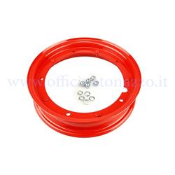 Cerchio ruota 3.00/3.50-10" rosso per tutti i modelli di Vespa