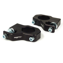 Supporto fissaggio sup. ammortizzatore -BGM PRO clip alluminio CNC- Lambretta LI, LIS, SX, TV, DL, GP - nero