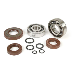 Kit cuscinetti e paraoli per albero motore -BGM ORIGINAL- Vespa V50, PV125, ET3, PK50, PK80, PK125 - 1x 6303 + 1x 6204 - incl. O-ring