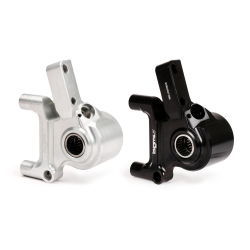 Front brake caliper carrier -BGM CNC Touring, radial, brake drum type Piaggio/Grimeca Ã˜20mm- Vespa PX Disc (1998-), My, 2011 - black