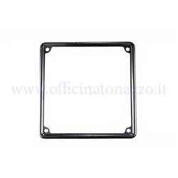 License plate frame black iron for Vespa old model plate