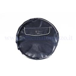 Copriruota di scorta blu scuro senza scritta con tasca portadocumenti per cerchio da 10"
